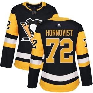 Damen Pittsburgh Penguins Trikot Patric Hornqvist 72 Schwarz Authentic